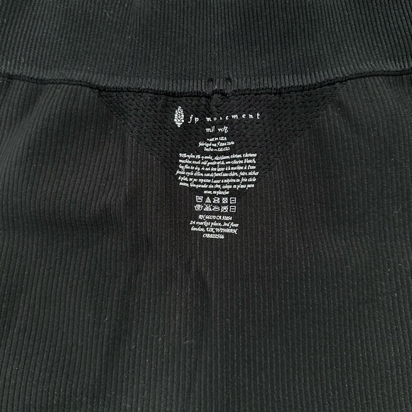 Free People Prajna Shorts Black Size M/L yoga athletic bottoms - Picture 7 of 12